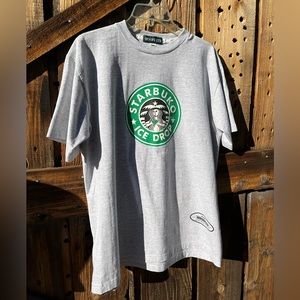 Vintage Spoofs Limited T-Shirt “Starbuko Ice Drop” Humor Funny Shirt Size XL
